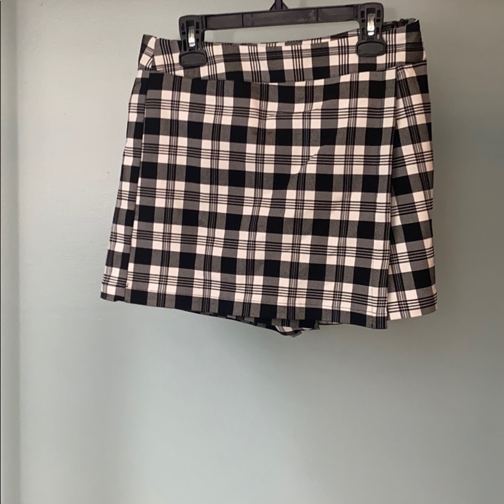 Plaid skort